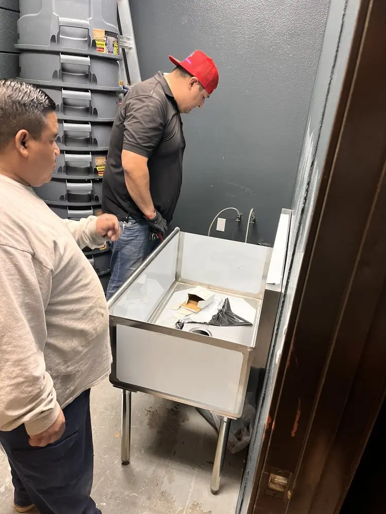 Commercial plumbing and sink installation in South Platte