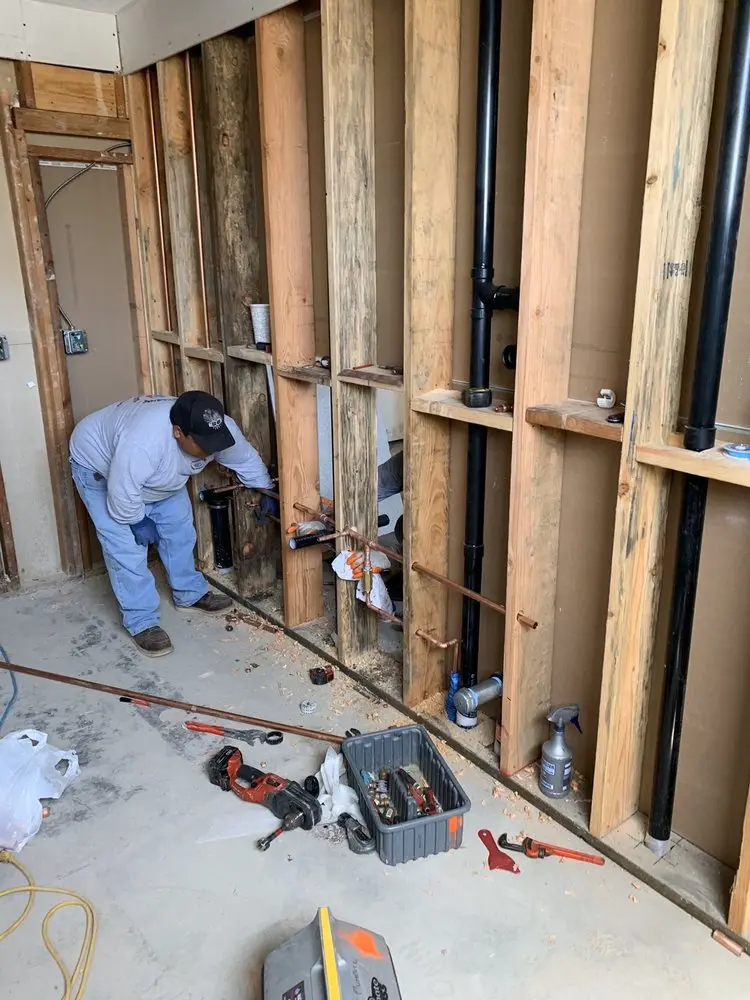 Commercial rough-in plumbing for Water Heater Replacement in South Platte